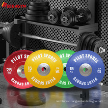 Gym Fitness Equipment Rubber Barbell Standard Weight Plates